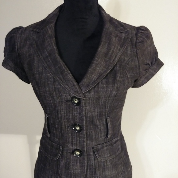 Byline Jackets & Blazers - 🎉Byline black with gray under tones jean vest